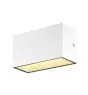 SLV Sitra M Up/Down Wandleuchte Aluminium Weiß 14W 1880lm - 830-840 CCT | Außenbeleuchtung - IP65